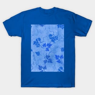 Blue Fallen Leaves T-Shirt